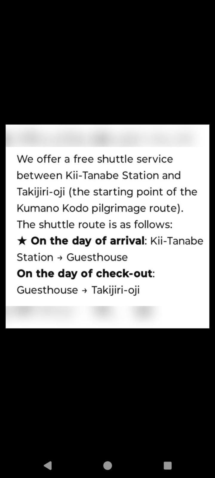 Kumano Kodo Nagano Guesthouse Tanabe Esterno foto